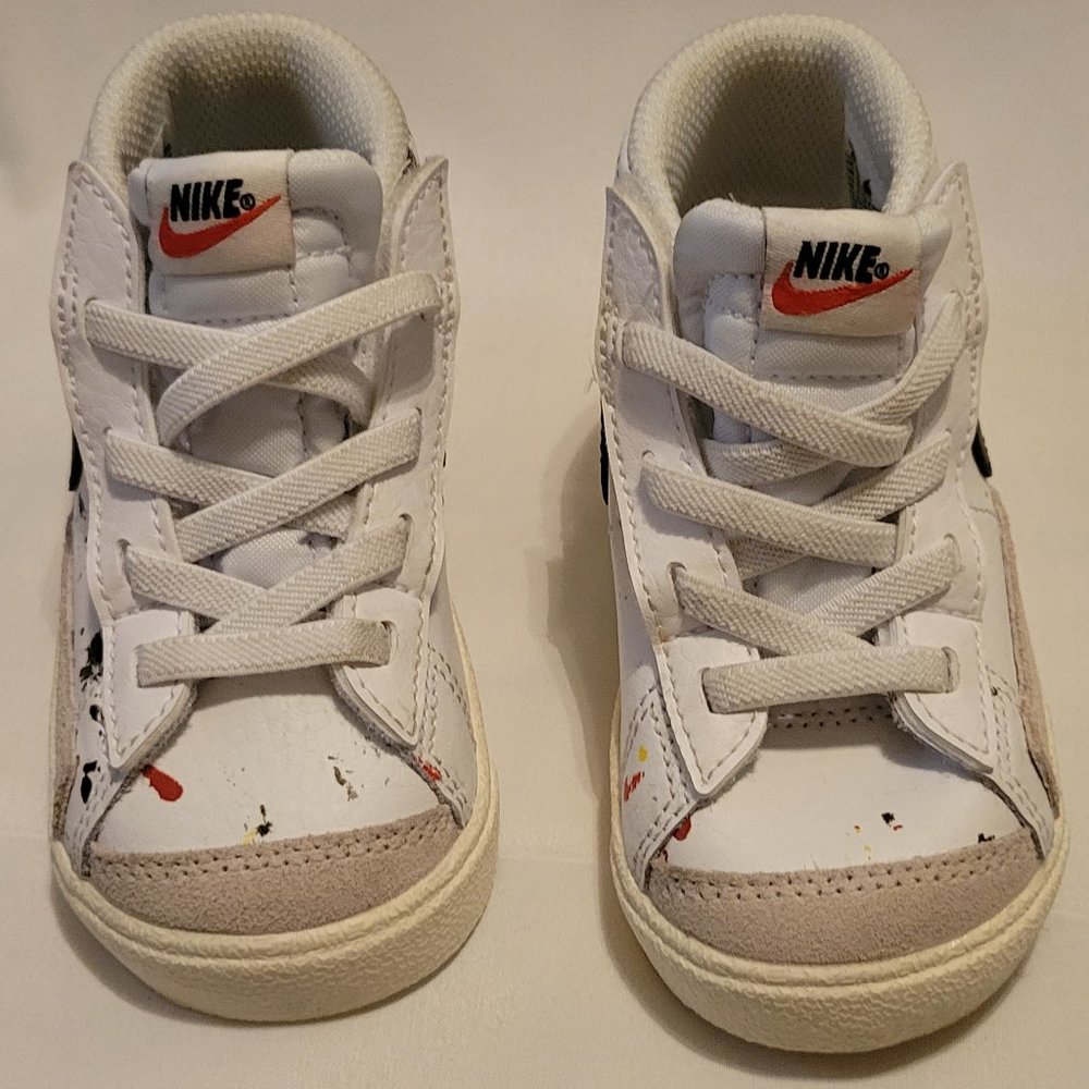NIKE Blazer Mid '77 BB Splatter Sneaker - SIZE 6